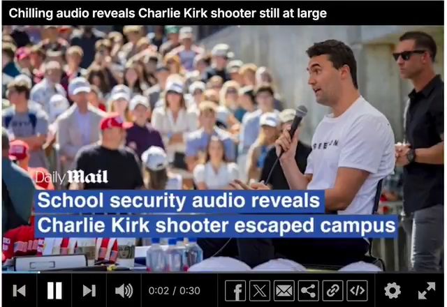 Audio of school security