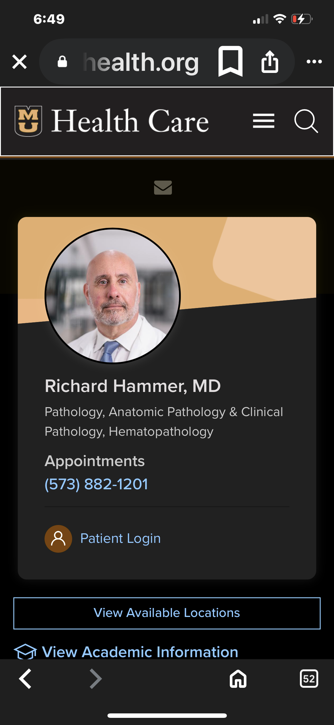 Deirdre Amaro MU coworker Richard Hammer